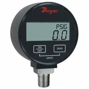 DWYER INSTRUMENTS DPGW-09 Digital Industrial Pressure Gauge, 0 To 200 PSI, For Liquids & Gases, 1/4 Inch Npt Male | CQ8YPG 55EJ17