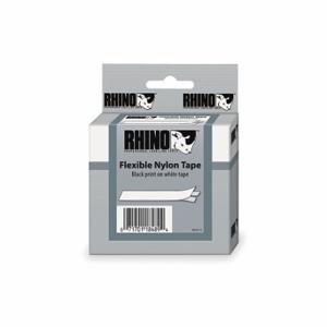 DYMO 1734523 Endlos-Etikettenrollenkartusche, 1 Zoll x 18 Fuß, halogenfreies Polyester, Schwarz auf Weiß | CP3YWD 1TLR4