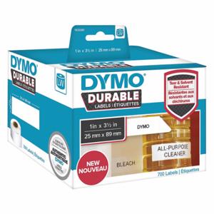 DYMO 1933081 Vorgeschnittene Etikettenrolle, 3 1/2 x 1 Zoll Größe, Polypropylen, Weiß, 350 Etiketten | CP3YXK 54DH83