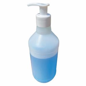 DYNALON 205135 Plastic Pump Dispensing Bottle, 16.9 oz Labware Capacity - English, HDPE, 5 PK | CP4AED 60JJ59