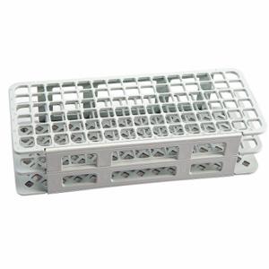 DYNALON 225645-0000 Test Tube Rack, Holds 90 Test Tubes, BencHeightop, 90 Compartments, Autoclavable, Plastic | CP4AFR 401R56