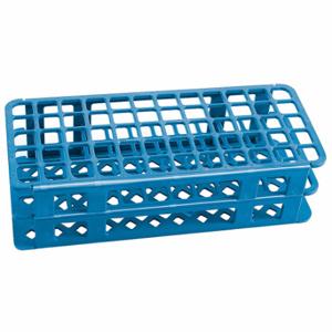 DYNALON 225655-0002 Test Tube Rack, Holds 60 Test Tubes, BencHeightop, 60 Compartments, Autoclavable, Plastic | CP4AFP 401R31