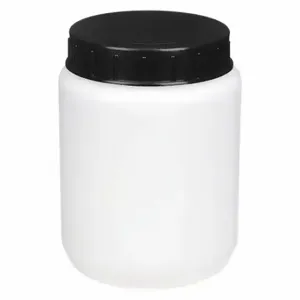 DYNALON 226415-0250 Jar, 8 oz Labware Capacity - English, HDPE, Includes Closure, HDPE, 10 PK | CP4AEL 9V308