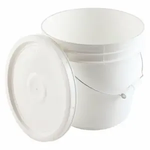 DYNALON 413035 Pail, 2 gal, Snap-On, Polyethylene, 9 5/8 in, 9 3/4 Inch OverallHeight, Includes Lid | CP4AEM 401R34