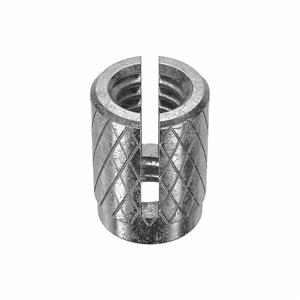 E-Z LOK 240-008CR Knurled Press Insert, 5/16 Inch Length, 18-8 Stainless Steel, 7/32 Inch Drill Size, 10PK | CG6MWM 4ZU14