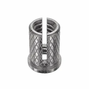 E-Z LOK 260-4CR Knurled Press Insert, 1/2 Inch Length, 18-8 Stainless Steel, 5/16 Inch Drill Size, 5PK | CG6MWY 4ZU40