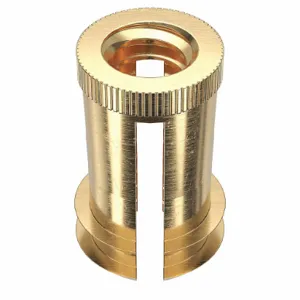 E-Z LOK 270-006-BR Finsert, 3/8 Inch Length, Brass, #5 Drill Size | CG6MWZ 4ZU46