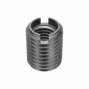 E-Z LOK 329-1018 Self Locking Thread Insert, 1-1/8 Inch Length, Carbon Steel, 49/64 Inch Drill Size | CG6MYQ 4ZB96