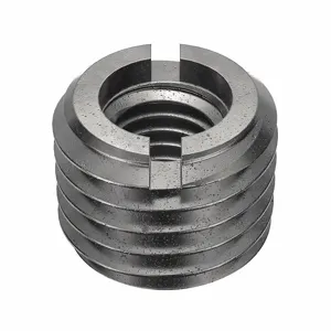 E-Z LOK 335-8 Self Locking Thread Insert, 11/16 Inch Length, Carbon Steel, 49/64 Inch Drill Size | CG6MZV 4ZE33