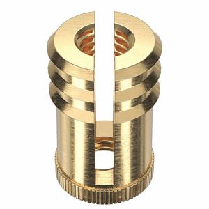 E-Z LOK 370-332-BR Finsert, 9/16 Inch Length, Brass, 11/32 Inch Drill Size, 50PK | CG6MZW 4ZU51