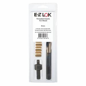 E-Z LOK EZ-400-3 Thread Insert Kit, 0.5 Inch Length, Brass, 10-24 Size, Knife Thread Type | CG6NBU 45JZ81