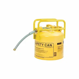 EAGLE 1215SX5Y Type Ii Dot Safety Can, 5 Gallon | CE7RQC