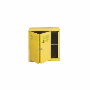 EAGLE 1930X Flammable Safety Cabinet, Self Closing, 43 Inch x 18 Inch x 44 Inch Size, Yellow | CE7RNG 4T024