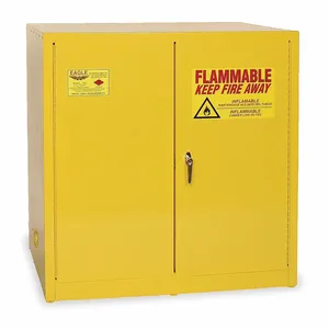 EAGLE 1964X Flammable Liquid Safety Cabinet, 60 Gallon, Two Door Manual | CE7RNQ