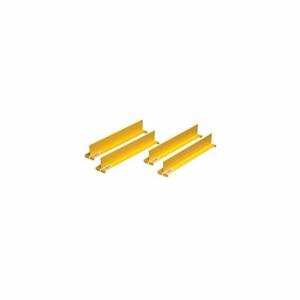 EAGLE 29985 Shelf Divider, 2 Inch x 14 1/8 Inch Size, Yellow, Steel | CP4AMB 786V19
