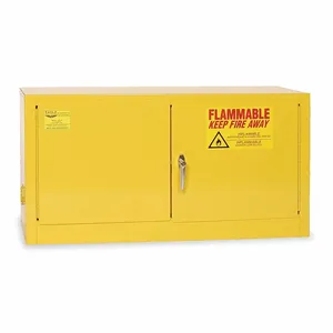 EAGLE ADD14X Flammable Safety Cabinet, 15 Gal., 43 Inch x 18 Inch x 24 Inch Size, Yellow | CE7TAZ 1N762