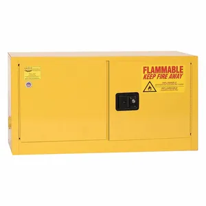 EAGLE ADD15X Flammable Safety Cabinet, Manual Close, 43 Inch x 18 Inch x 24 Inch Size, Yellow | CE7TBE 55EA73