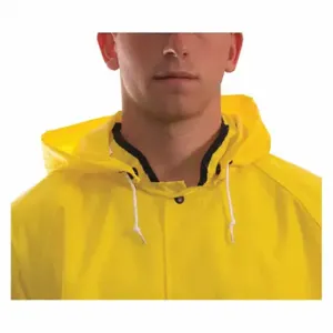 EAGLE H21107 Hood, L, Yellow, Nylon, Snaps Hood Attachment | CP4AJR 365D81