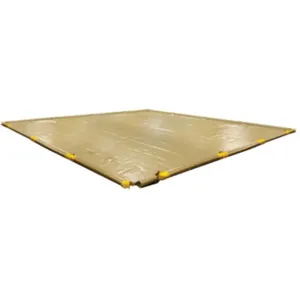 EAGLE T8210TN Spill Containment Berm 36 ft L x 41 ft W, Tan Color | AG8DLV