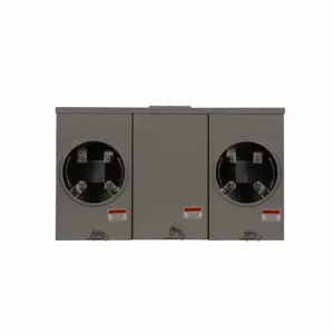 EATON 1006737BCH Meter Socket, Multi Position Horiz. Ganged Sockets, 200A, Over/Under | BJ4QPP