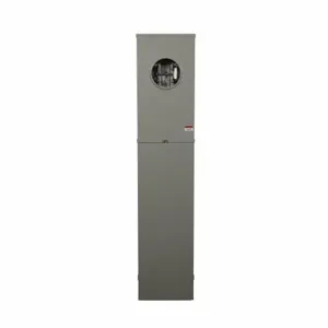 EATON 1009018CH Metered Pedestal, 320A, Single-Phase, 600V, Ringless, Solid Top, Three-Wire | BJ4QTQ