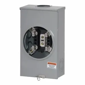 EATON 1009078CH Metered Pedestals With Main Breaker, Resi/Commercial | BJ4QUA