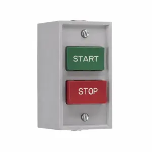 EATON 10250H5207 Pushbutton, 10250H, Assembled Control Station, 30.5 Mm, Heavy-Duty, Nema 1, Green, Red, One Flush | BJ4RJN