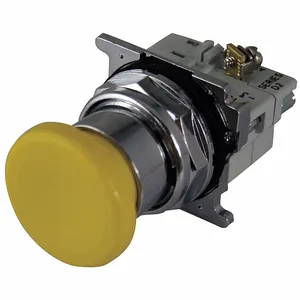 EATON 10250T124-3 Non Illuminated Push Button, 30mm Size, Momentary Push, Yellow, 2NC | BJ4RTL 39P571