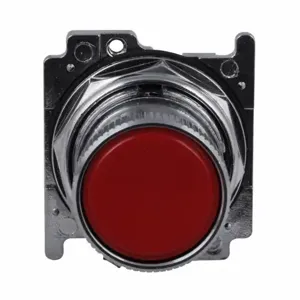 EATON 10250T2524 Pushbutton, Heavy-Duty, Cam 4, Nema 3, 3R, 4, 4X, 12, 13, Flush, Red Actuator | BJ4UZQ