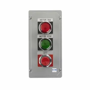 EATON 10250T3536 Pushbutton, Nema 4, 4X, 12, 13, Momentary, One Indicating Light | BJ4VLP