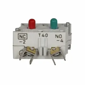 EATON 10250T40EC Pushbutton Contact Block Logic Level Contact Block, 1No-1Nc, Amber | BJ4VVJ