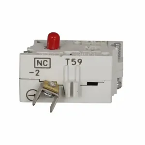 EATON 10250T59E Pushbutton Contact Block Logic Level Contact Block, 1Nc | BJ4XAT