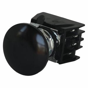 EATON 10250T713B Hazardous Location Push Button With Contacts, Black, 30 mm Size, 2 NC/2 NO, Metal | CJ2KLZ 31HK94