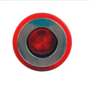 EATON 10250TC47 Pushbutton Lens Illuminated Push-Pull Operator Lens, Red Actuator | BJ4ZJB