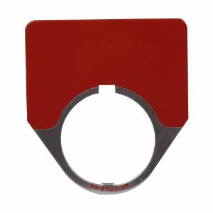 EATON 10250TJ37 Drucktasten-Beschriftungsplatte 1/2 runde Beschriftungsplatte, rot | BJ4ZLY