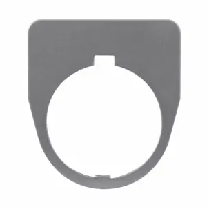 EATON 10250TM89 Pushbutton Legend Plate 1/2 Round Legend Plate | BJ4ZTD 39R209