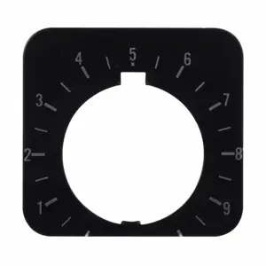 EATON 10250TR30 Pushbutton Legend Plate Plastic, Black, Legend: Reverse | BJ4ZWP 39R222