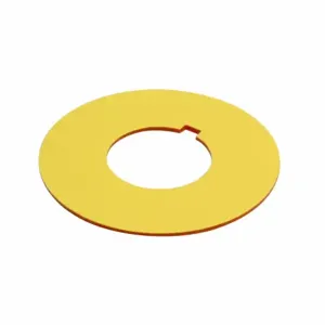 EATON 10250TRP76STAMP Pushbutton Legend Plate Round Legend Plate, Plastic, Red Or Yellow | BJ4ZXB