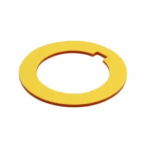 EATON 10250TRP78 Pushbutton Legend Plate Round Legend Plate, Plastic, Yellow Or Red | BJ4ZXC