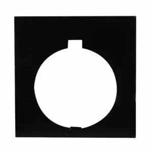 EATON 10250TSP77 Pushbutton Legend Plate Square Legend Plate, Plastic, Red Or Black | BJ6ABB 39R211