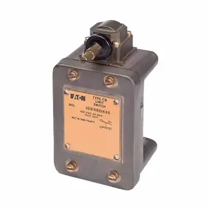 EATON 10316H98 Precision Snap Switch, Top Pushbutton, Zinc Plated Steel Enclosure, 40A Make | BJ6AFQ