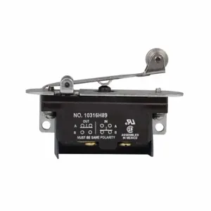 EATON 10316H122 Special Purpose Precision Limit Switch, Roller Lever, Screw Terminals | BJ6ACW