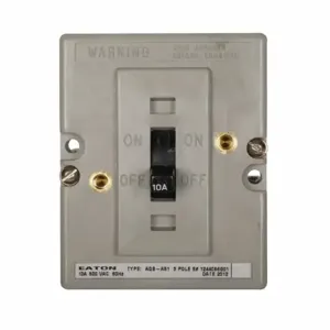 EATON 1244C56G10 Navy And Marine Complete Molded Case Circuit Breaker, Aqb-A51, Complete Breaker | BJ6BAY