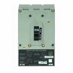 EATON 1376D96G02 Navy And Marine Complete Molded Case Circuit Breaker, Aqb-A103, Complete Breaker | BJ6CCR