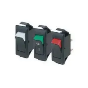 EATON 150122E Rocker Switch, SPST Contact 15 A at 125 | BJ6CWP