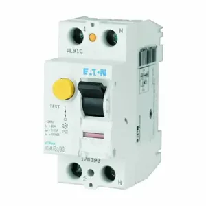 EATON 167113 Residual Current Circuit Breaker, 25A | BJ6EFM