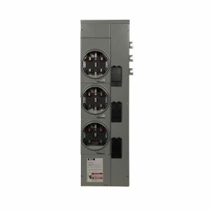 EATON 1MM312RRLC Residential Meter Stack, Multiple Metering, 125A, Copper, Bus: 800A, No Bypass, Nema 3R | BJ6FUR