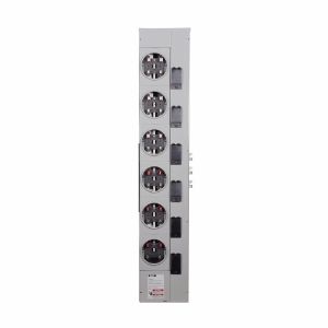 EATON 1MM612R Residential Meter Stack, Amperage Rating: 125A, Bus Rating: 800A, Indoor/Outdoor | BJ6FXD