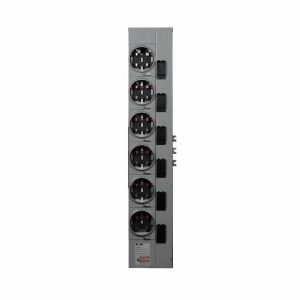 EATON 1MM612RRLP Residential Meter Stack, Amperage Rating: 125A, Bus Rating: 800A, Outdoor | BJ6FXJ