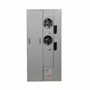 EATON 1MP2204RRL Meter Pack, Socket Amperage: 200A, Amperage Rating: 200A, Aluminum, Bus Rating: 400A | BJ6FZN